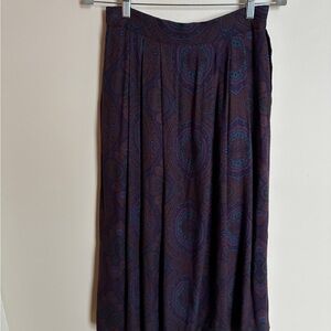 RARE! Vintage Purple Wool Skirt